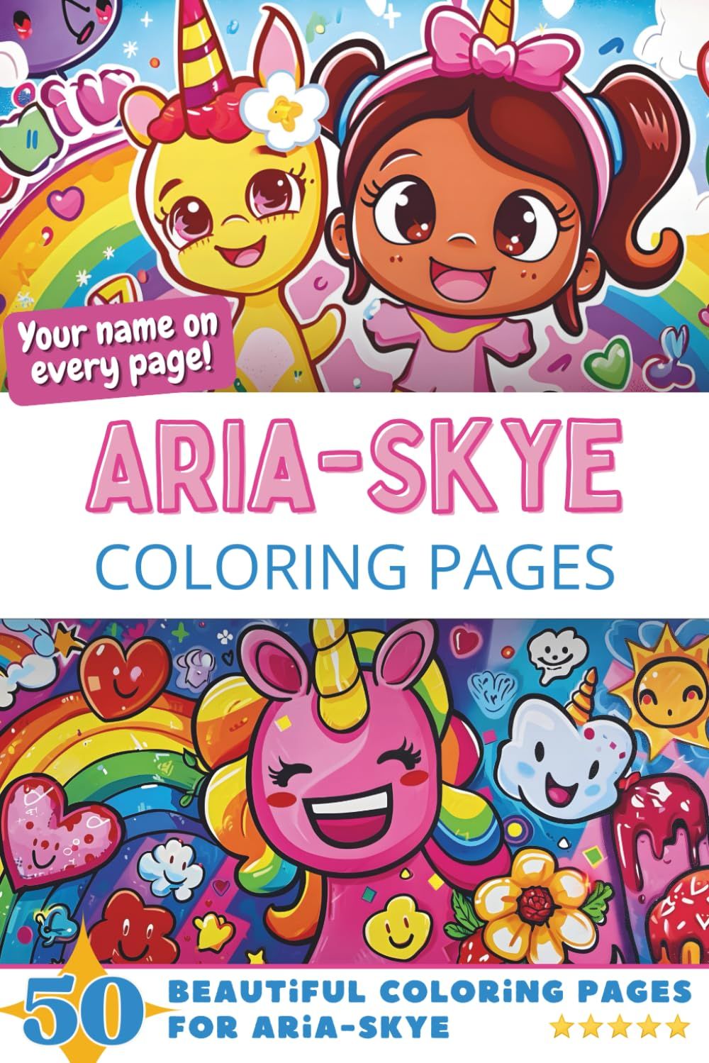 Aria-Skye Coloring Pages Cover