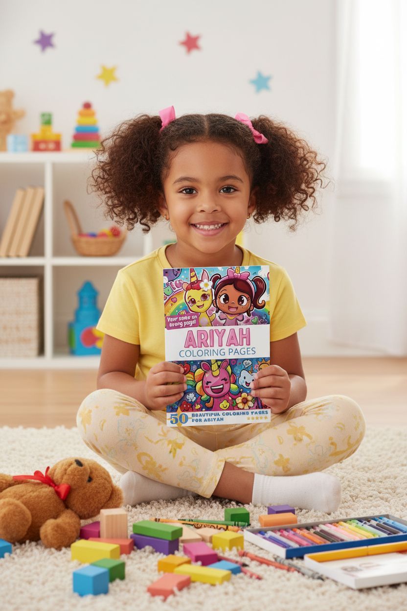 Ariyah personal coloring pages