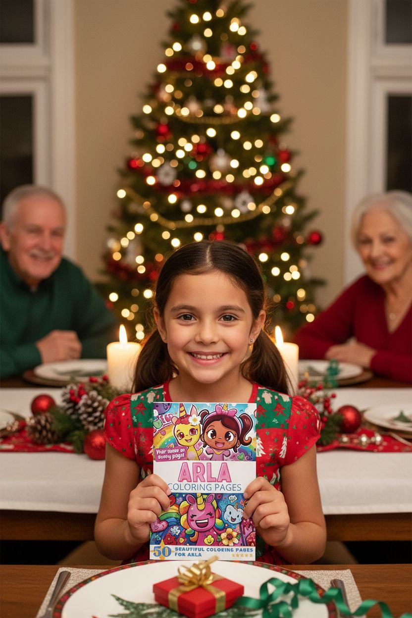 Arla Christmas coloring pages gift