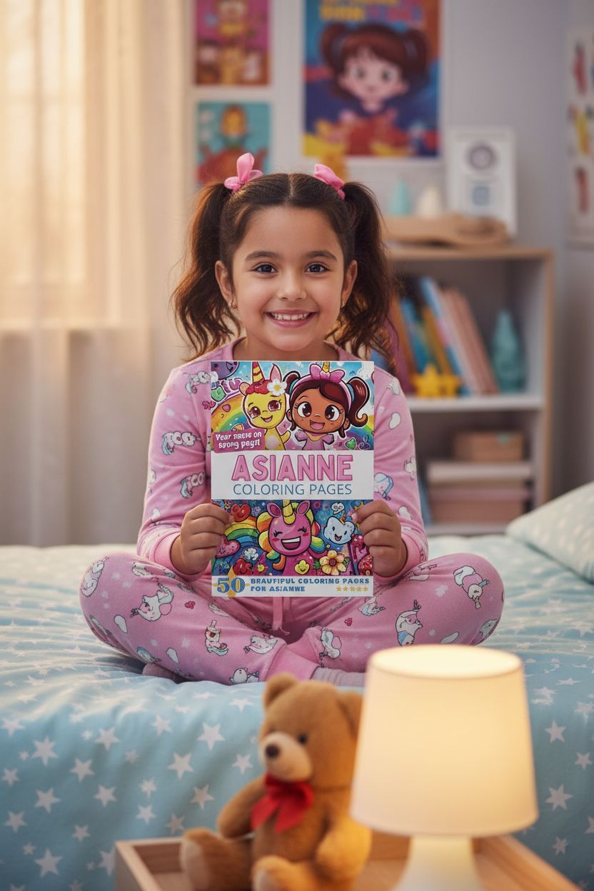 Asianne personal coloring pages