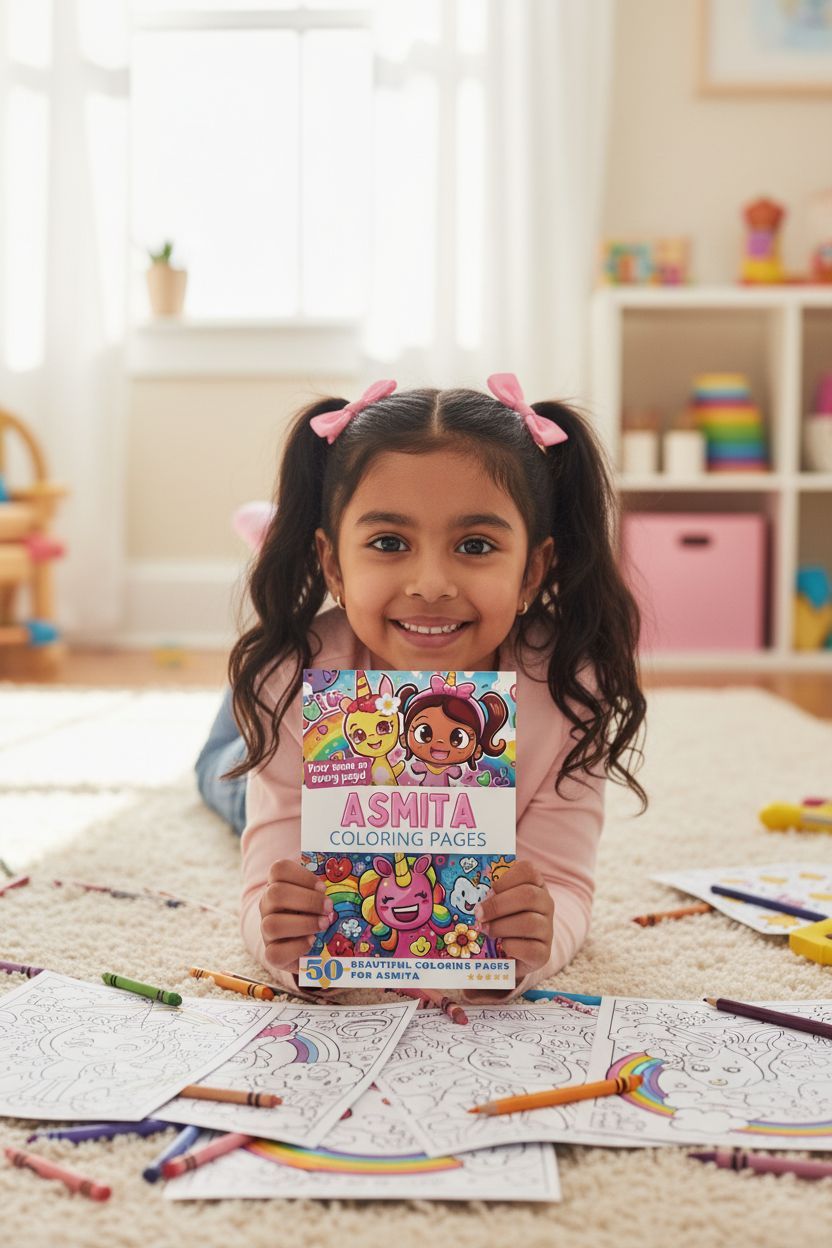 Asmita personal coloring pages