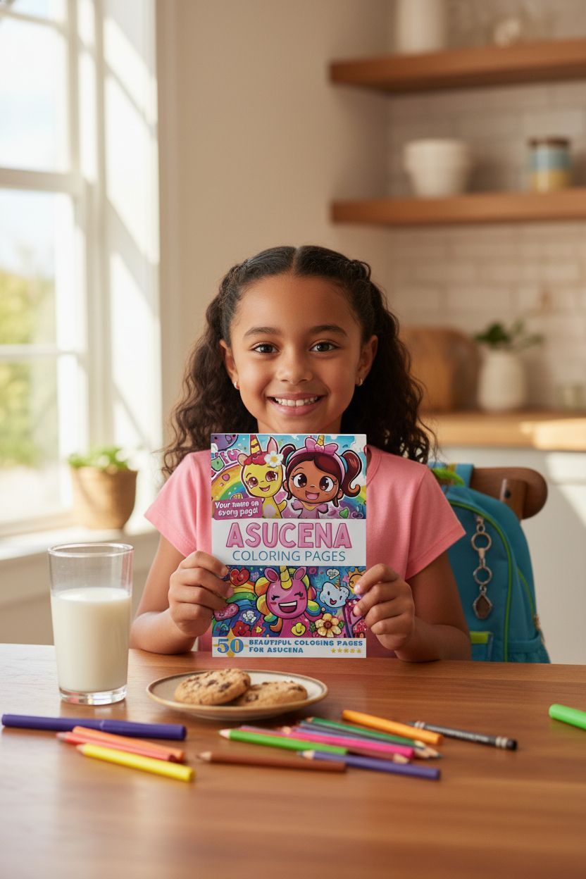 Asucena personal coloring pages