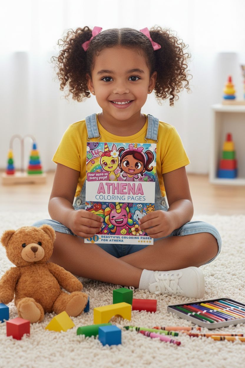 Athena personal coloring pages