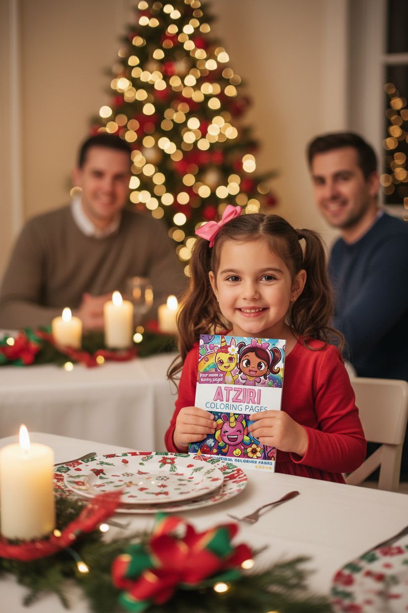 Atziri Christmas coloring pages gift