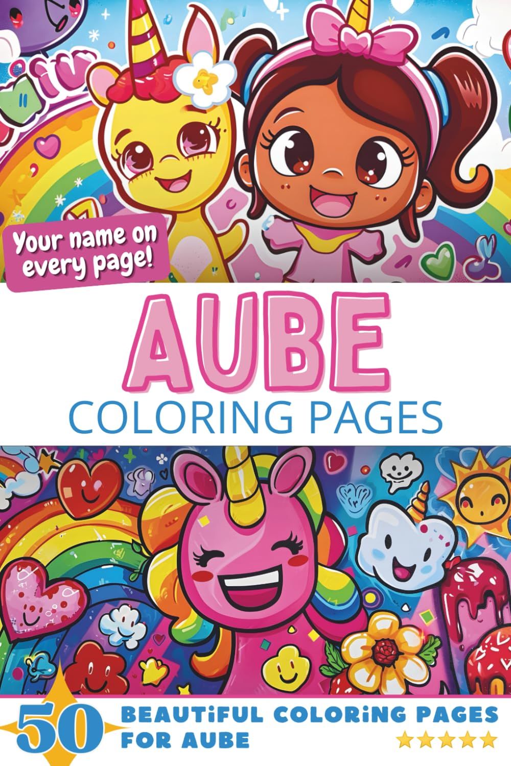Aube Coloring Book Cover