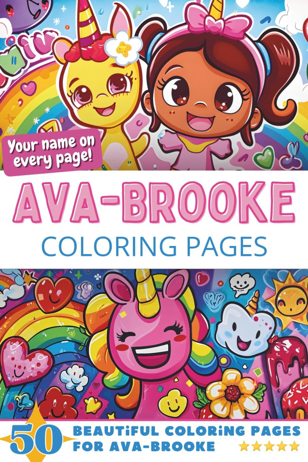 Ava-Brooke Coloring Pages Cover