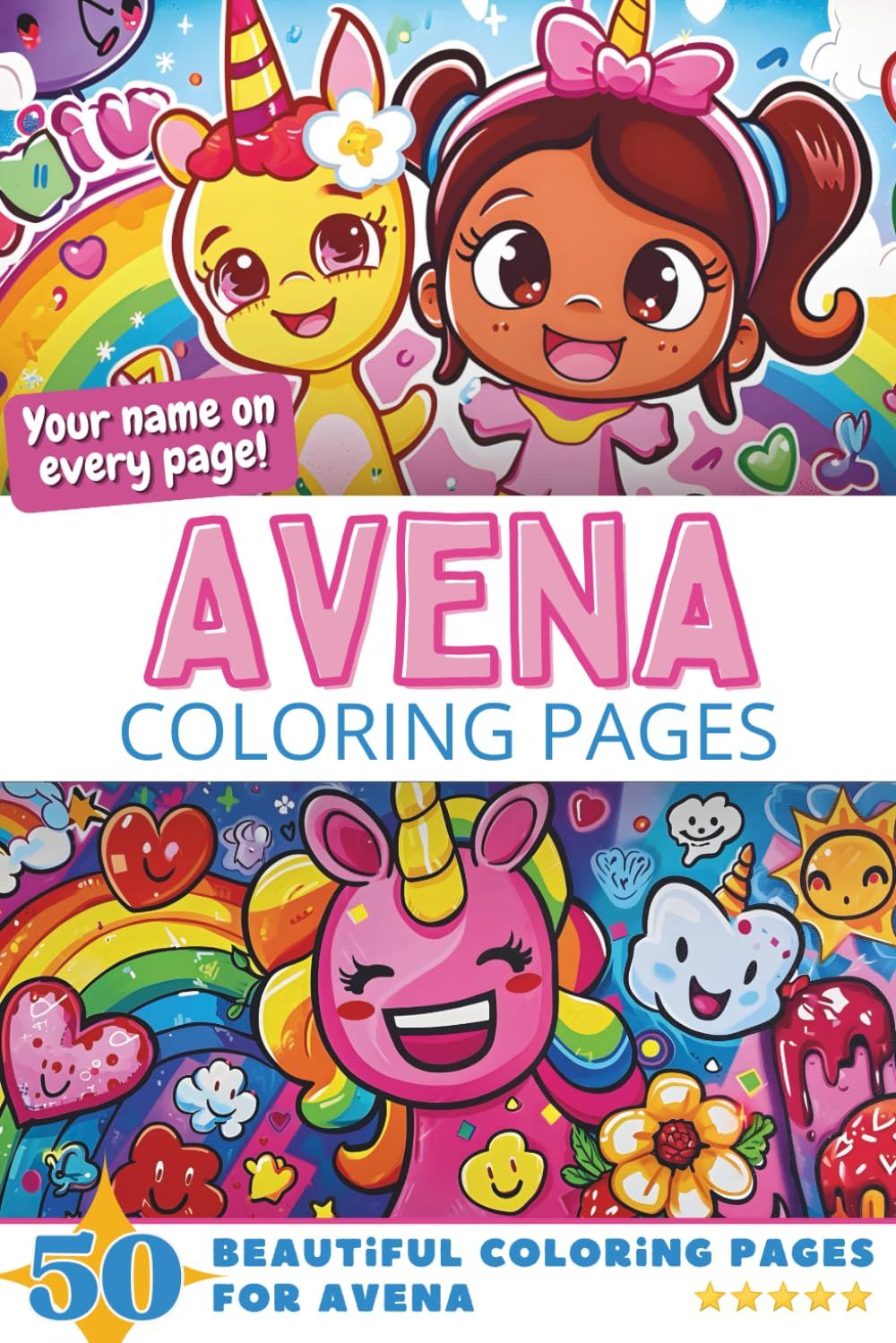 Avena Coloring Book Cover