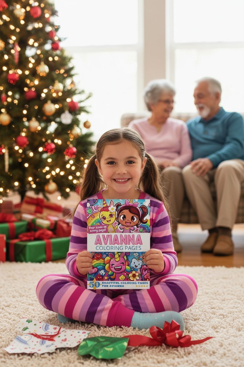 Avianna Christmas coloring pages gift