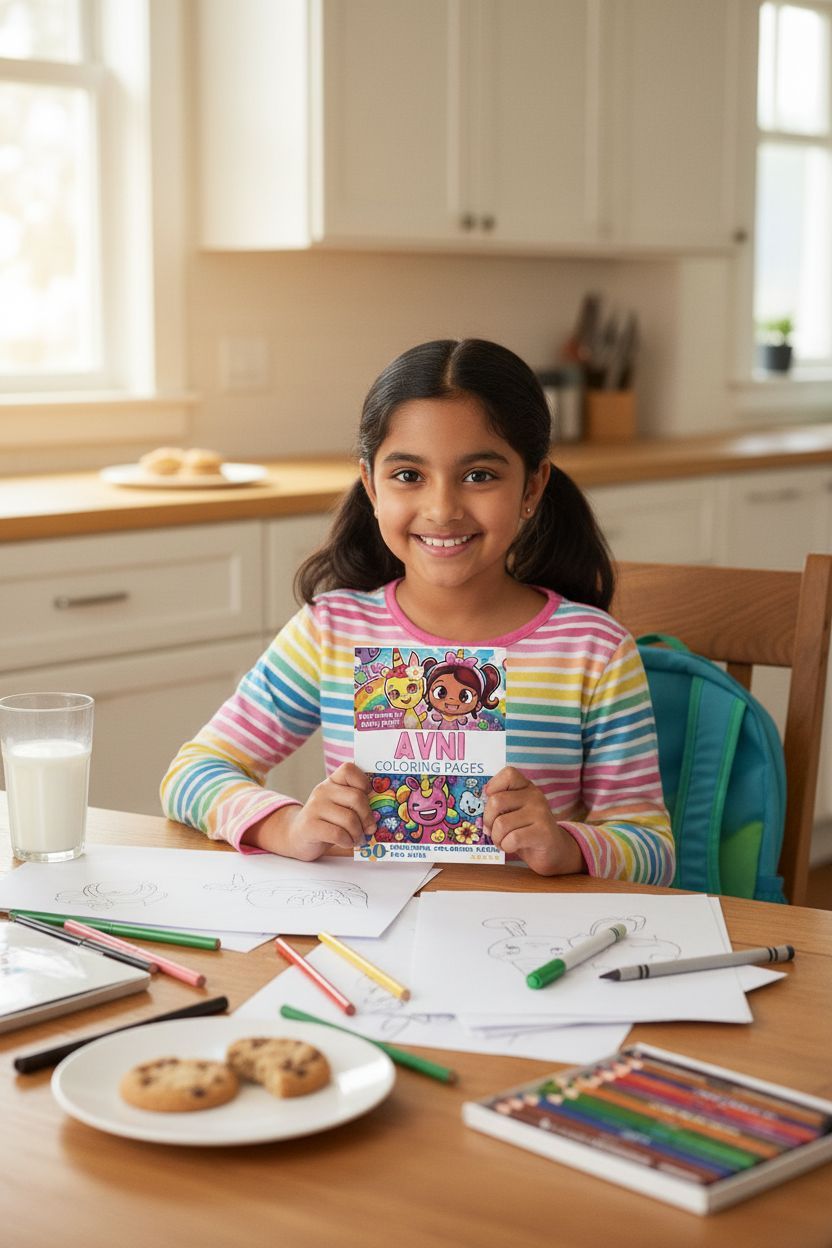 Avni personal coloring pages