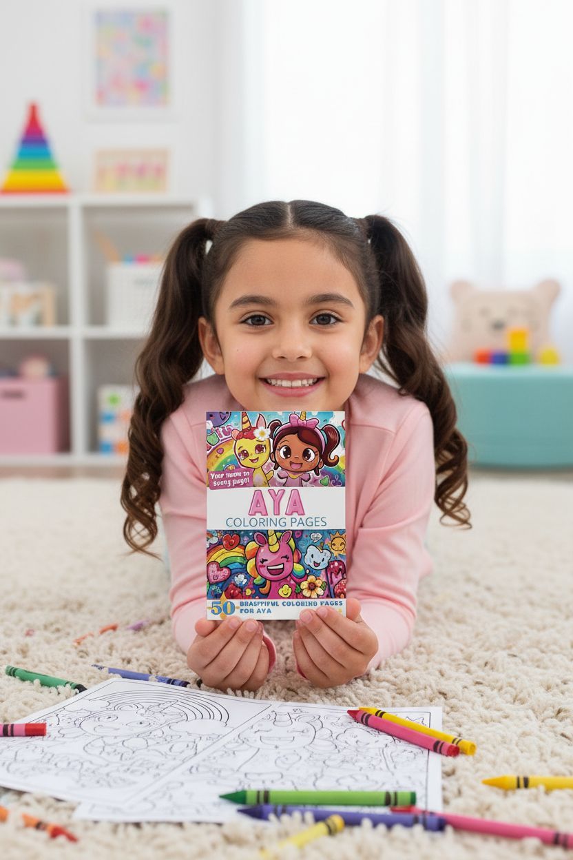 Aya personal coloring pages
