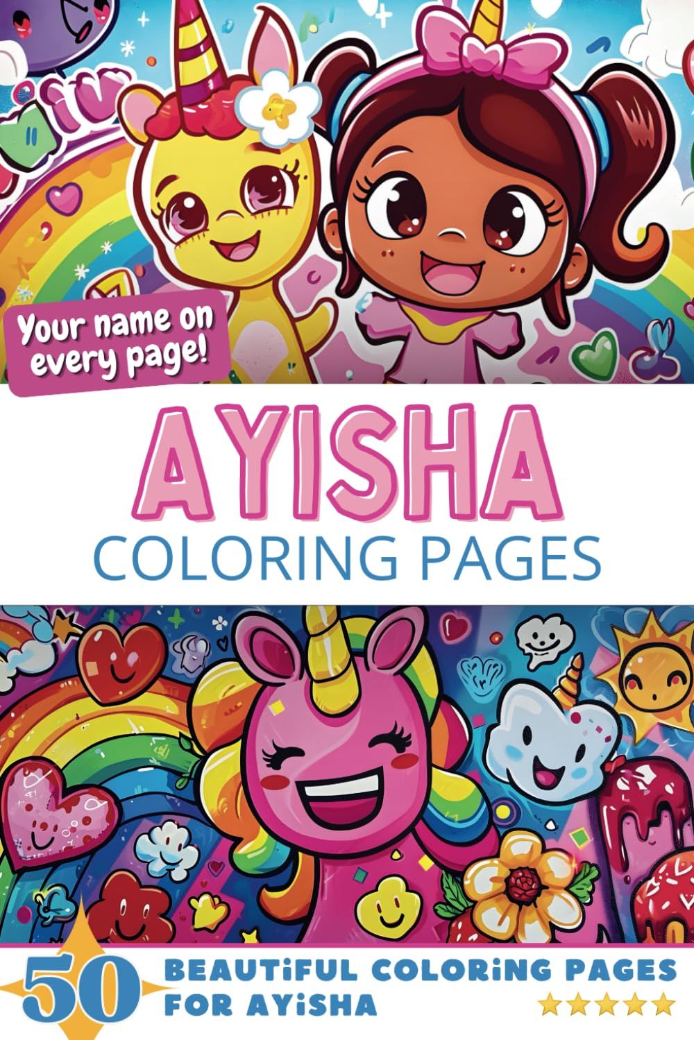 Ayisha Coloring Book Cover