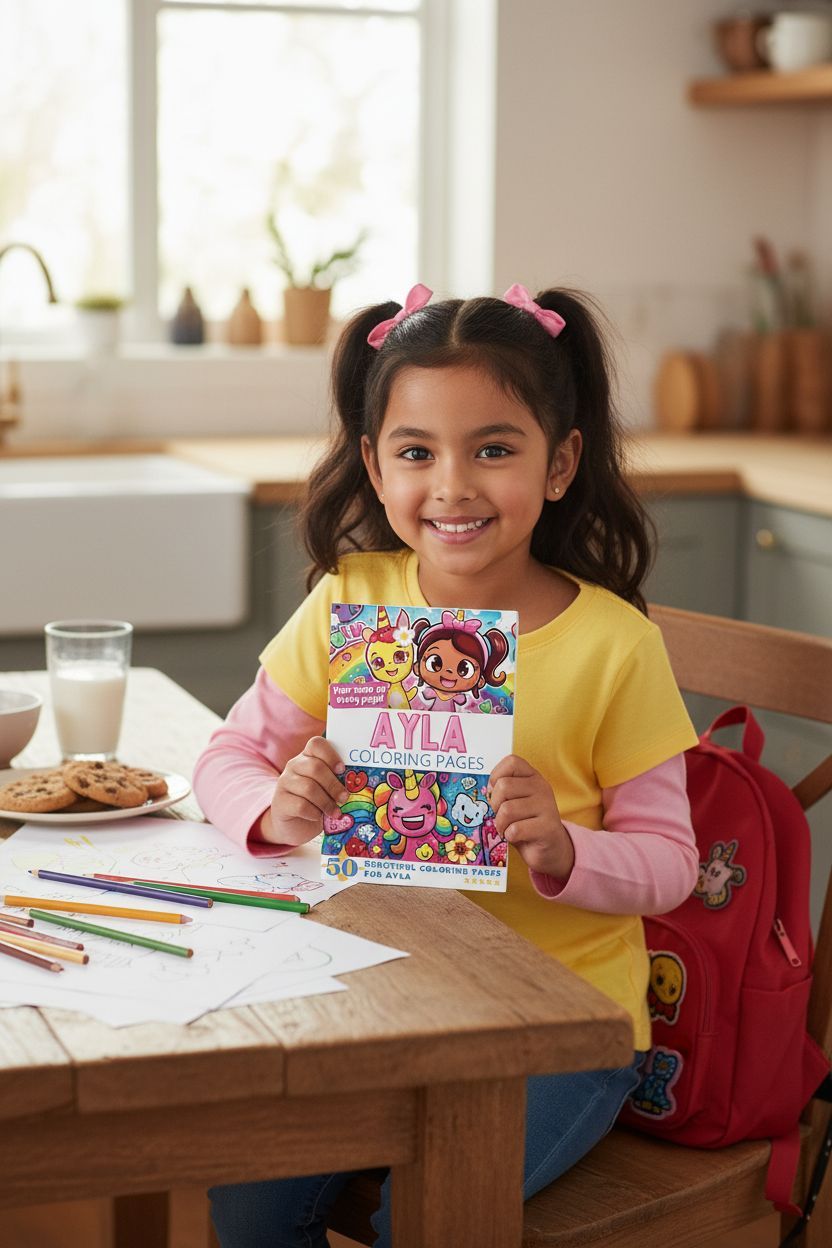 Ayla personal coloring pages