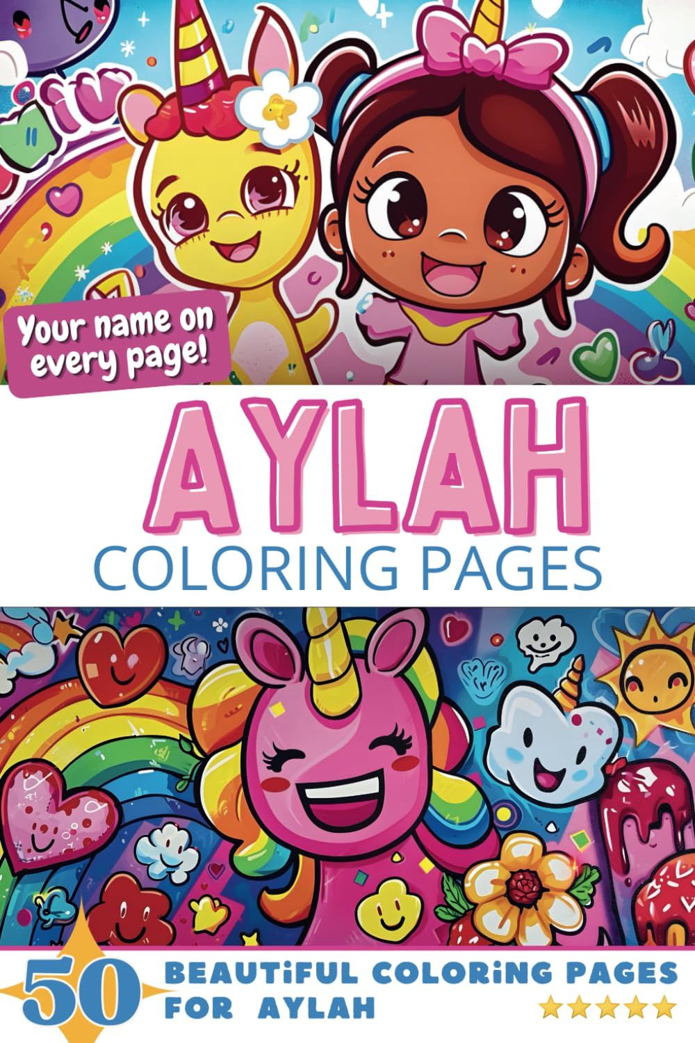 Aylah Coloring Book Cover