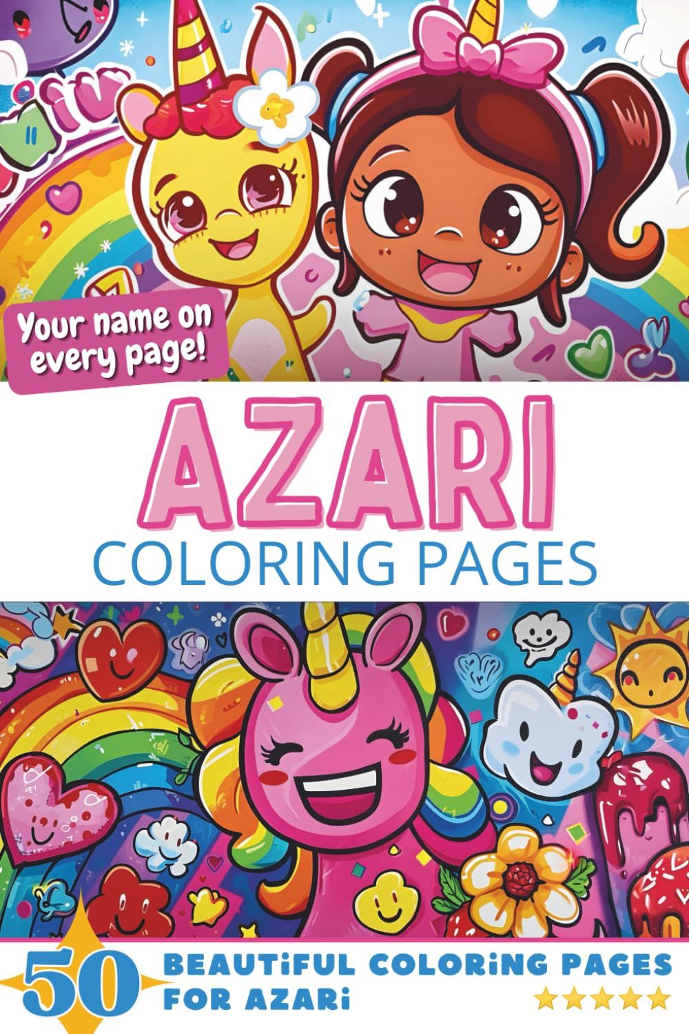 Azari Coloring Book Cover