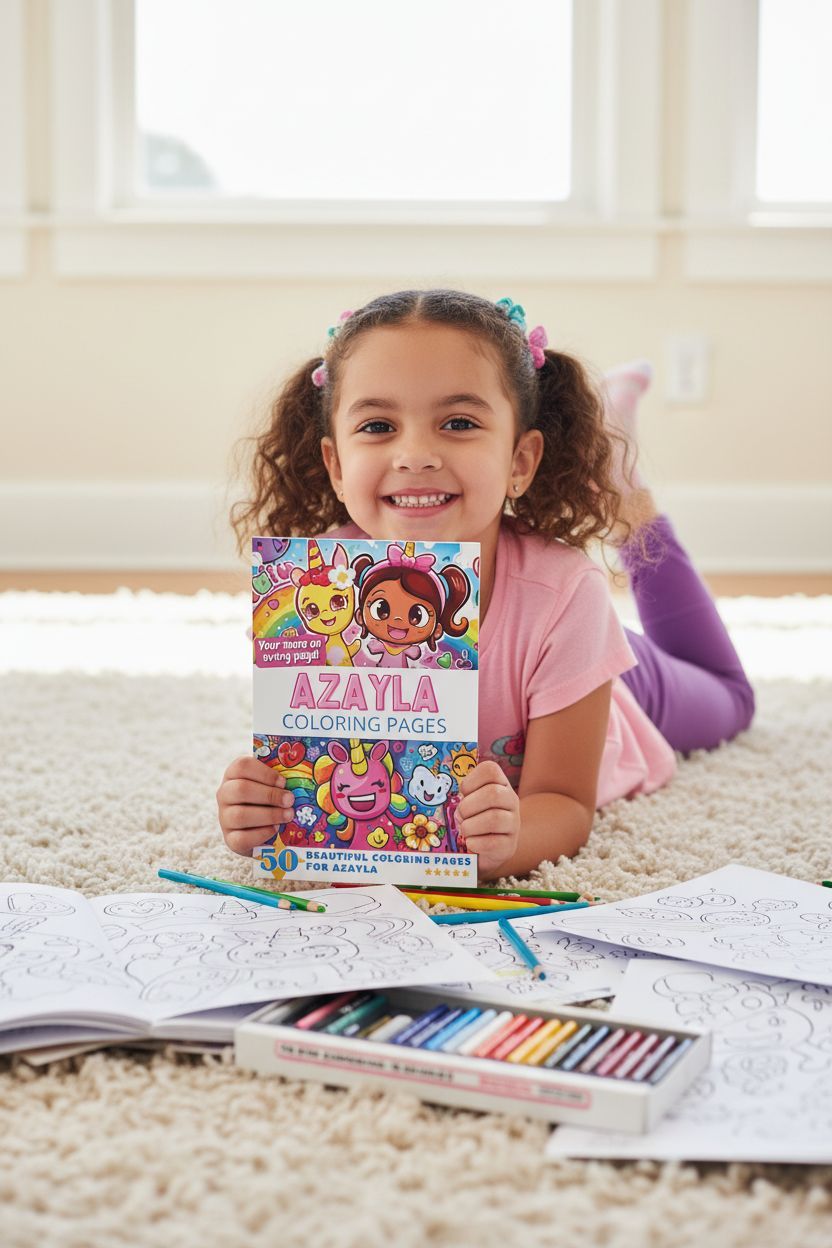 Azayla personal coloring pages