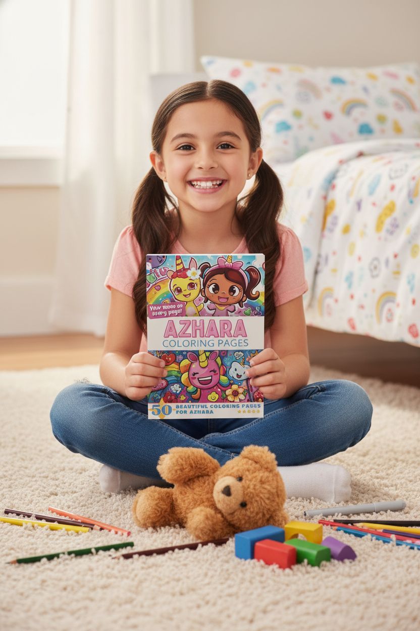 Azhara personal coloring pages