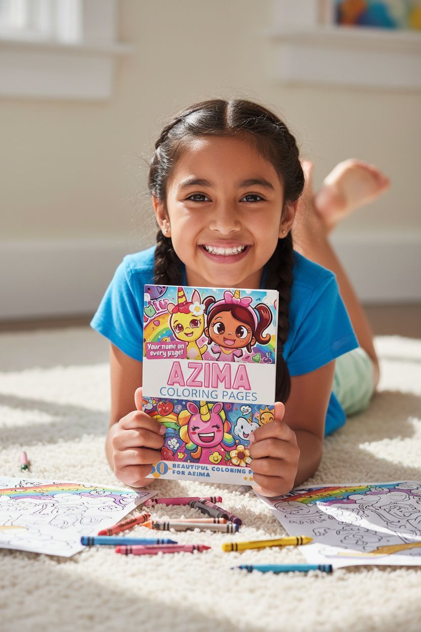 Azima personal coloring pages