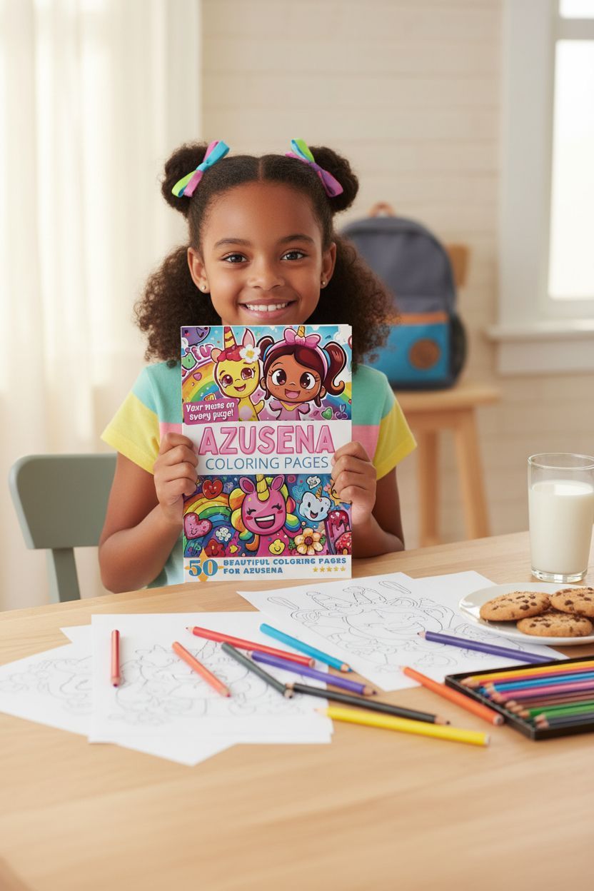 Azusena personal coloring pages