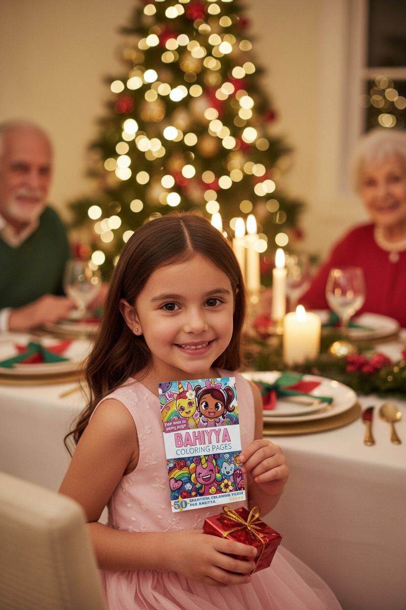 Bahiyya Christmas coloring pages gift