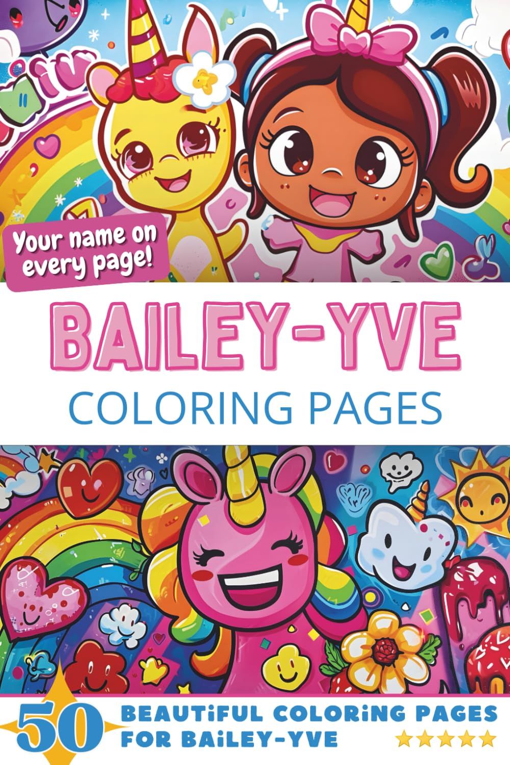 Bailey-Yve Coloring Pages Cover