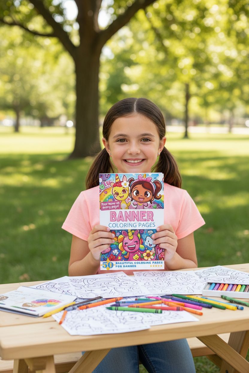 Banner personal coloring pages