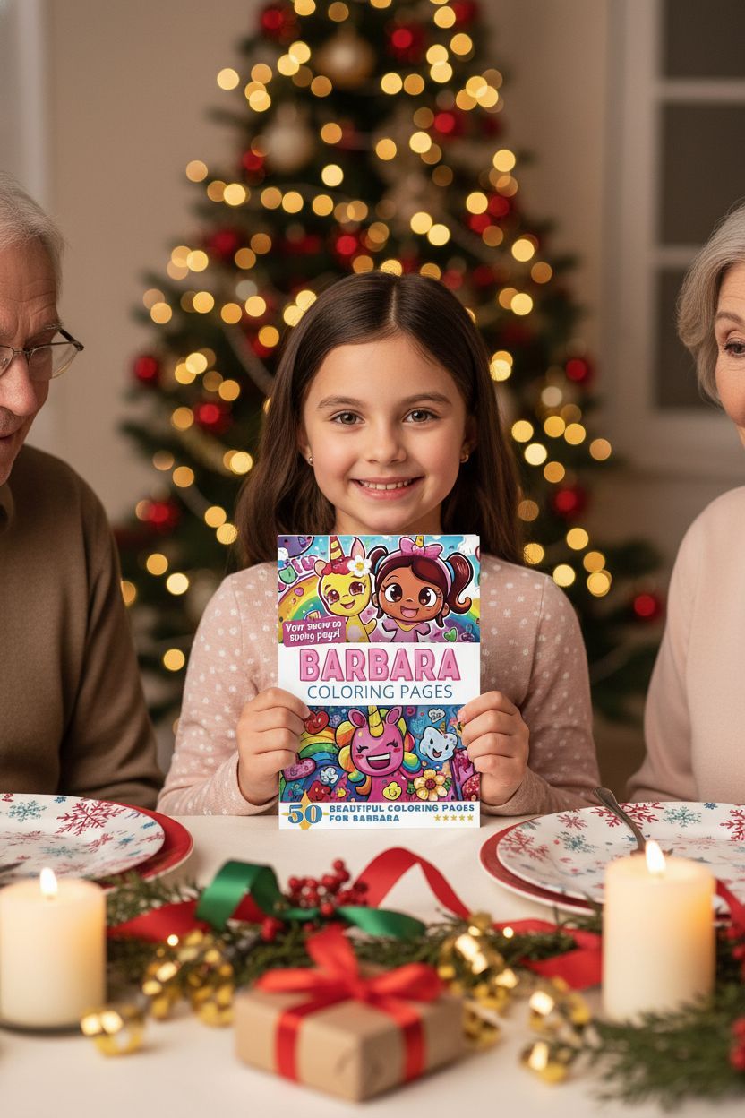 Barbara Christmas coloring pages gift