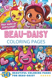 Beau-Daisy Coloring Book Cover