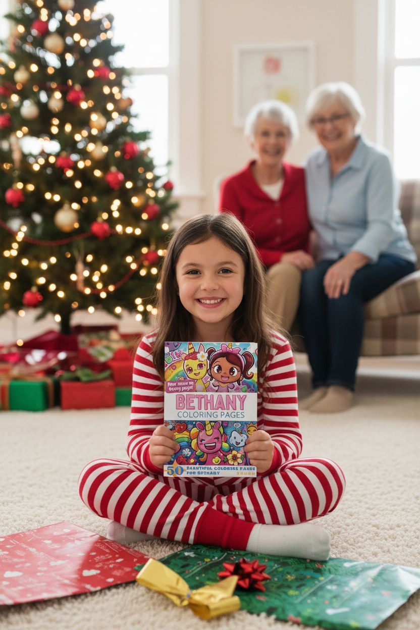 Bethany Christmas coloring pages gift