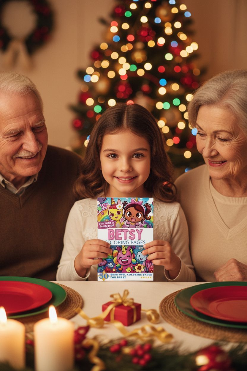 Betsy Christmas coloring pages gift