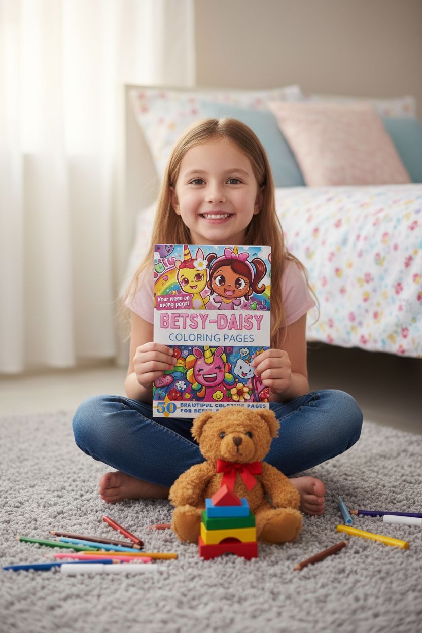 Betsy-Daisy personal coloring pages