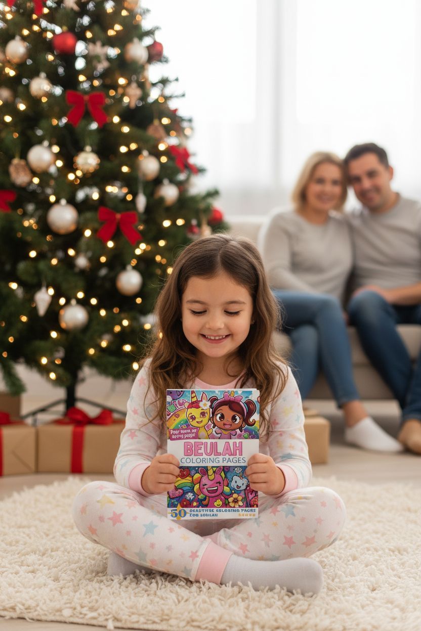 Beulah Christmas coloring pages gift