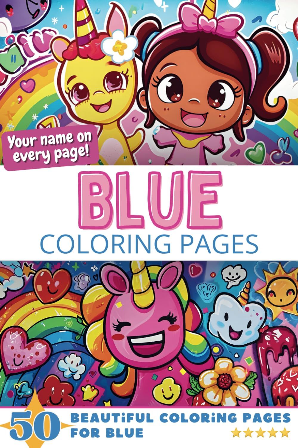 Blue Coloring Pages Cover