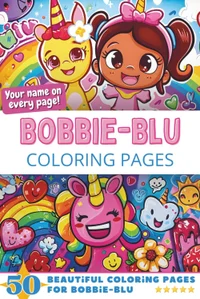 Bobbie-Blu Coloring Book Cover