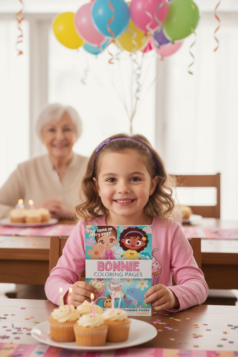 Bonnie coloring book in use