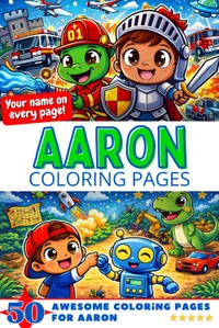 Aaron Coloring Book Cover