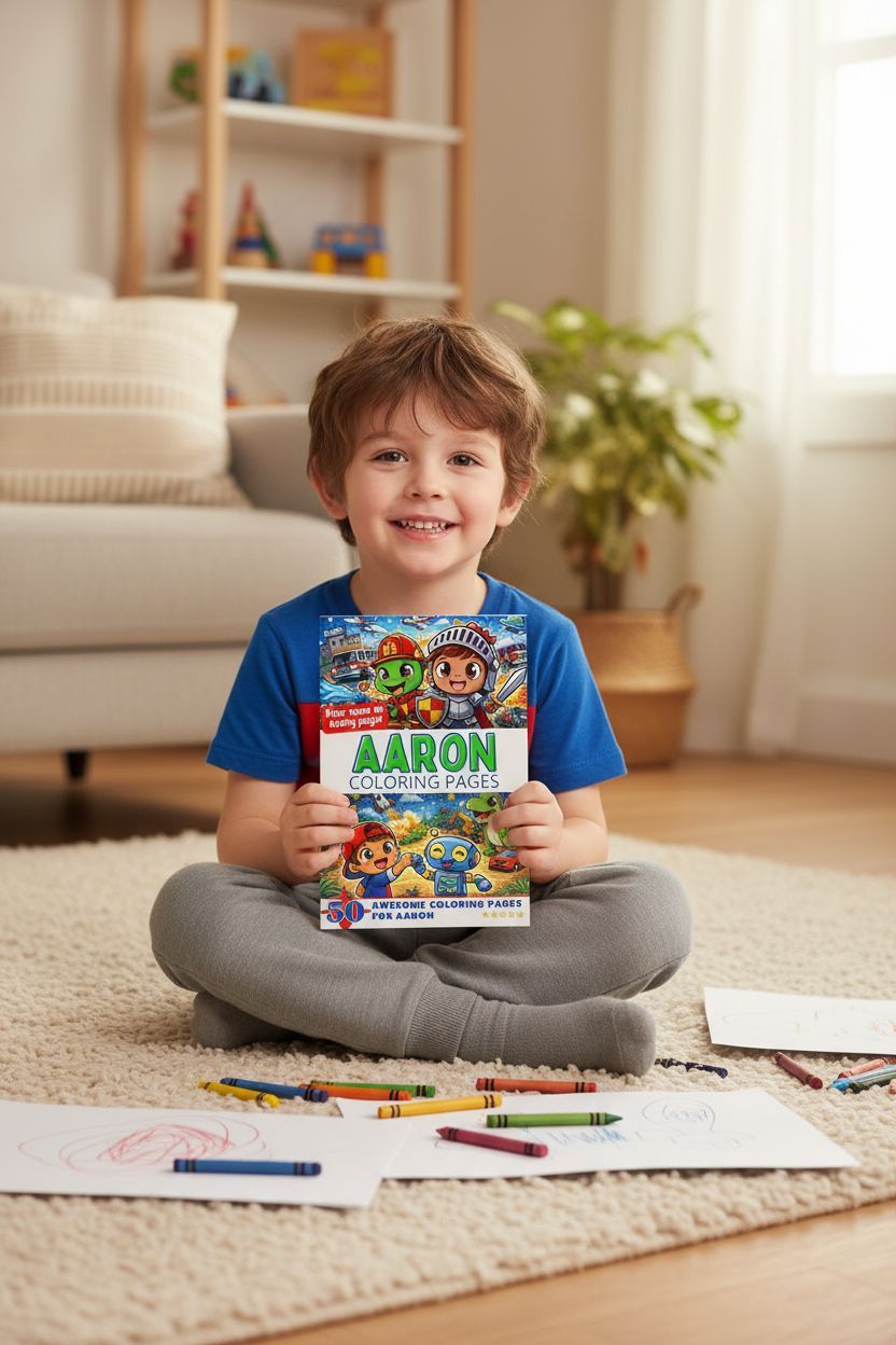 Aaron personal coloring pages