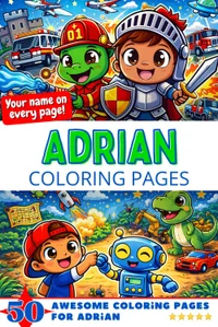 Adrian Coloring Book Cover