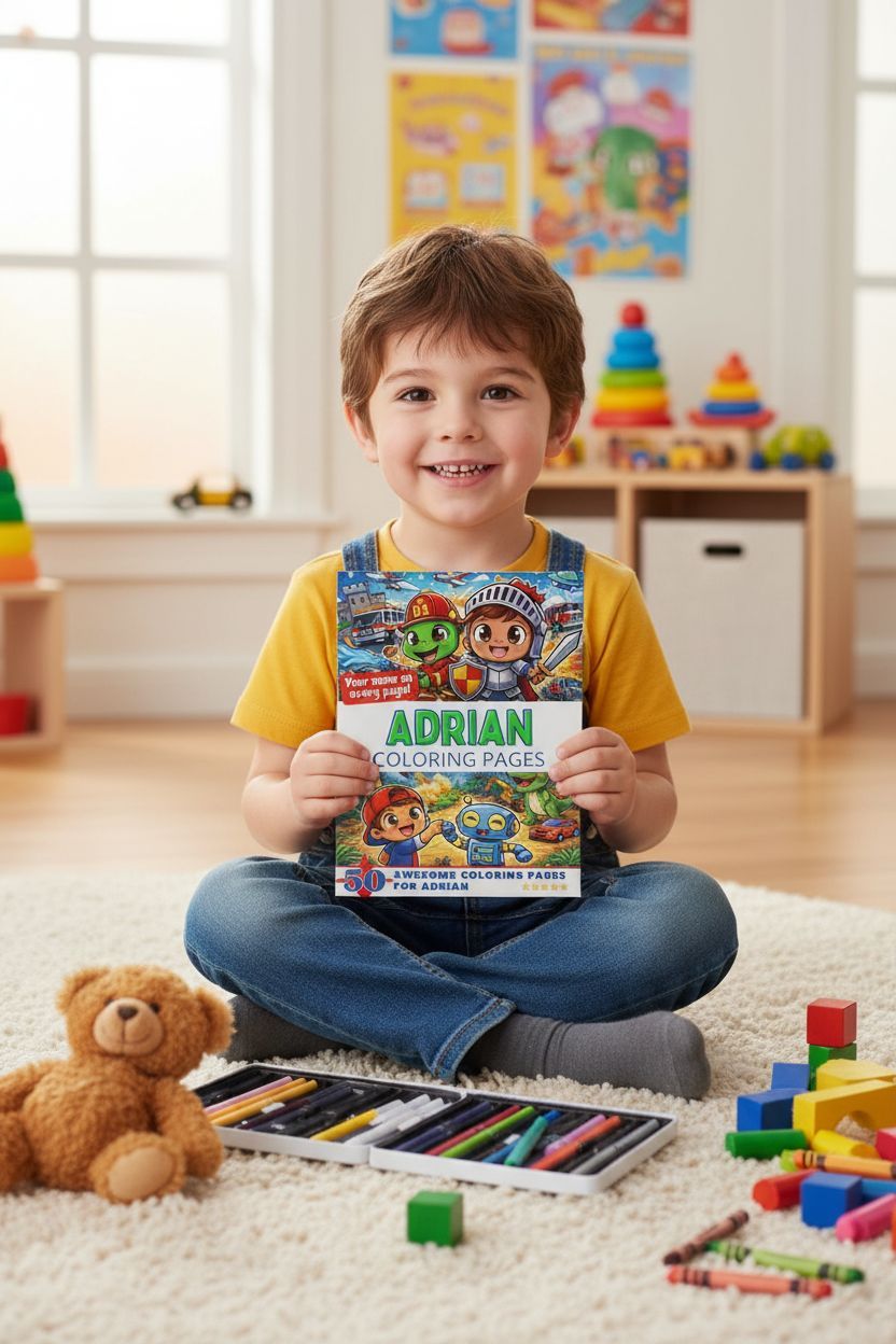 Adrian personal coloring pages