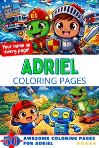 Adriel Coloring Book Cover