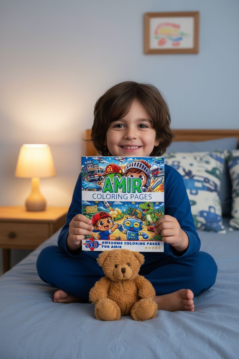 Amir personal coloring pages