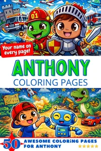 Anthony Coloring Book Cover