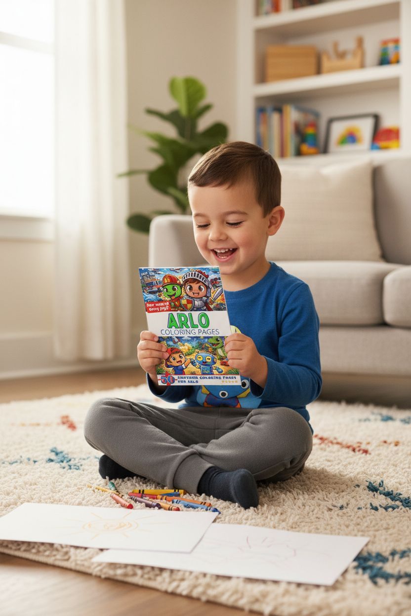 Arlo personal coloring pages