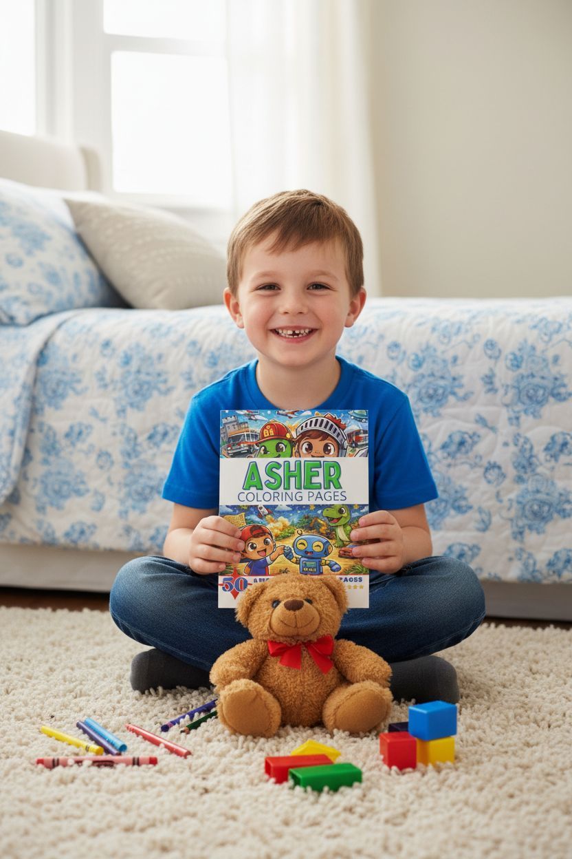 Asher personal coloring pages