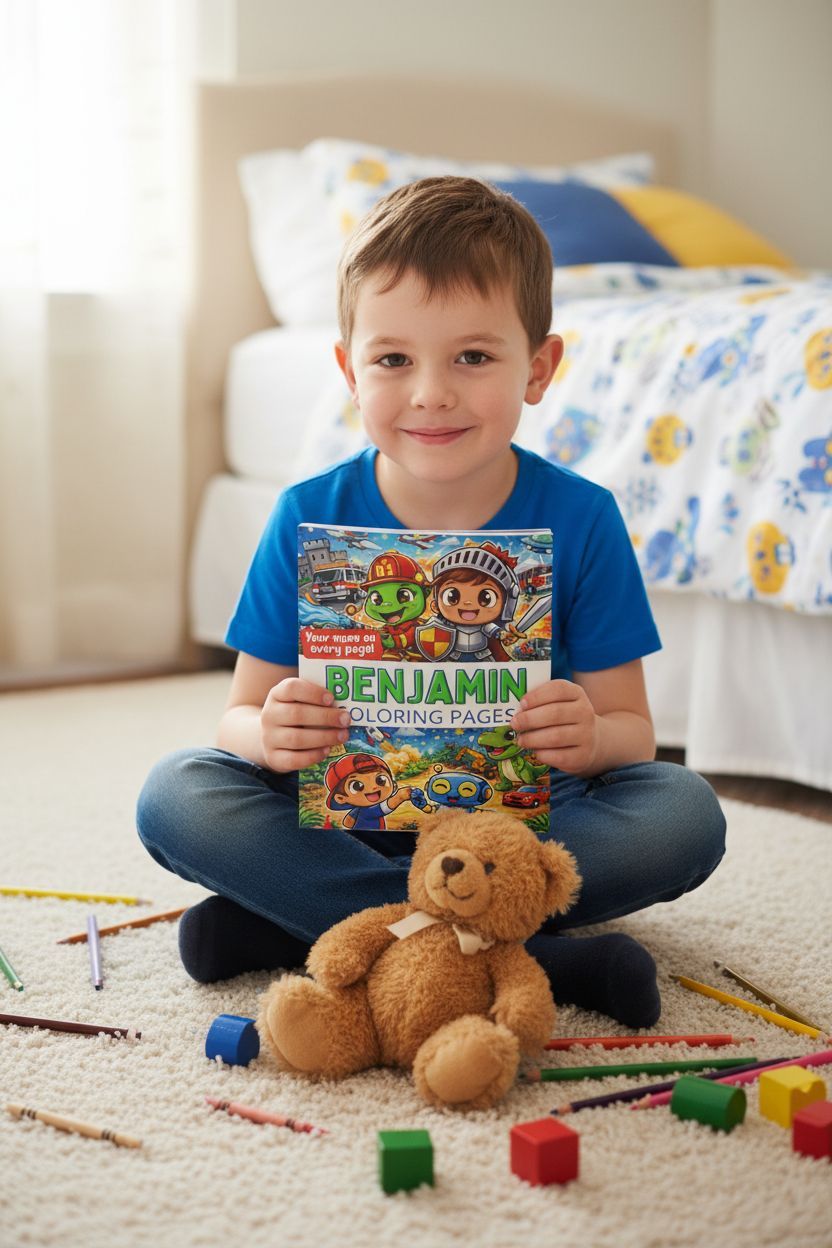 Benjamin personal coloring pages