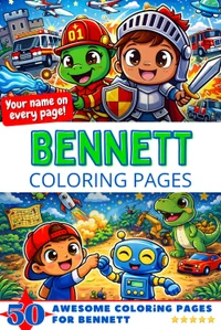 Bennett Coloring Book Cover