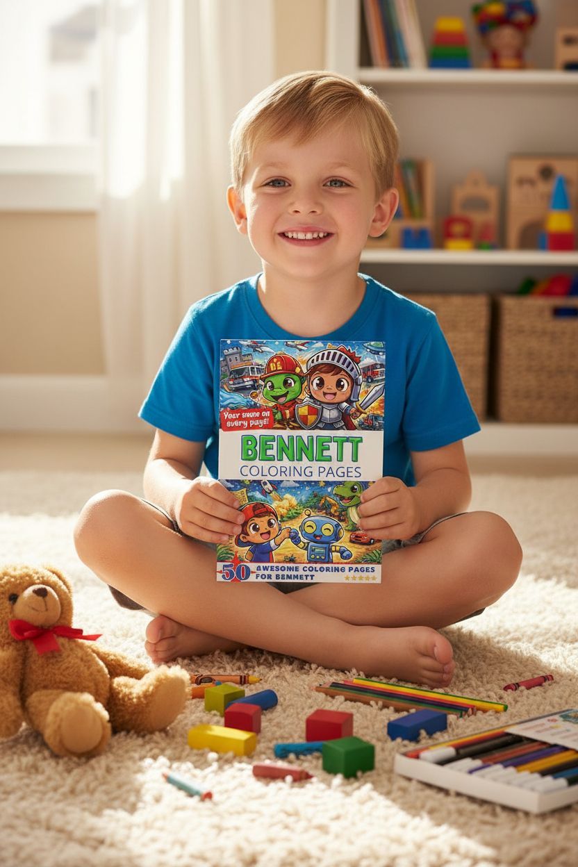 Bennett personal coloring pages