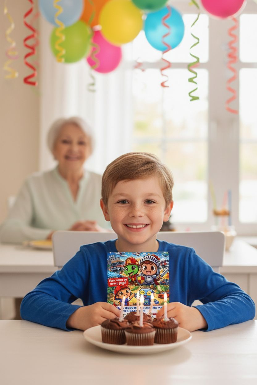 Brandon coloring book in use