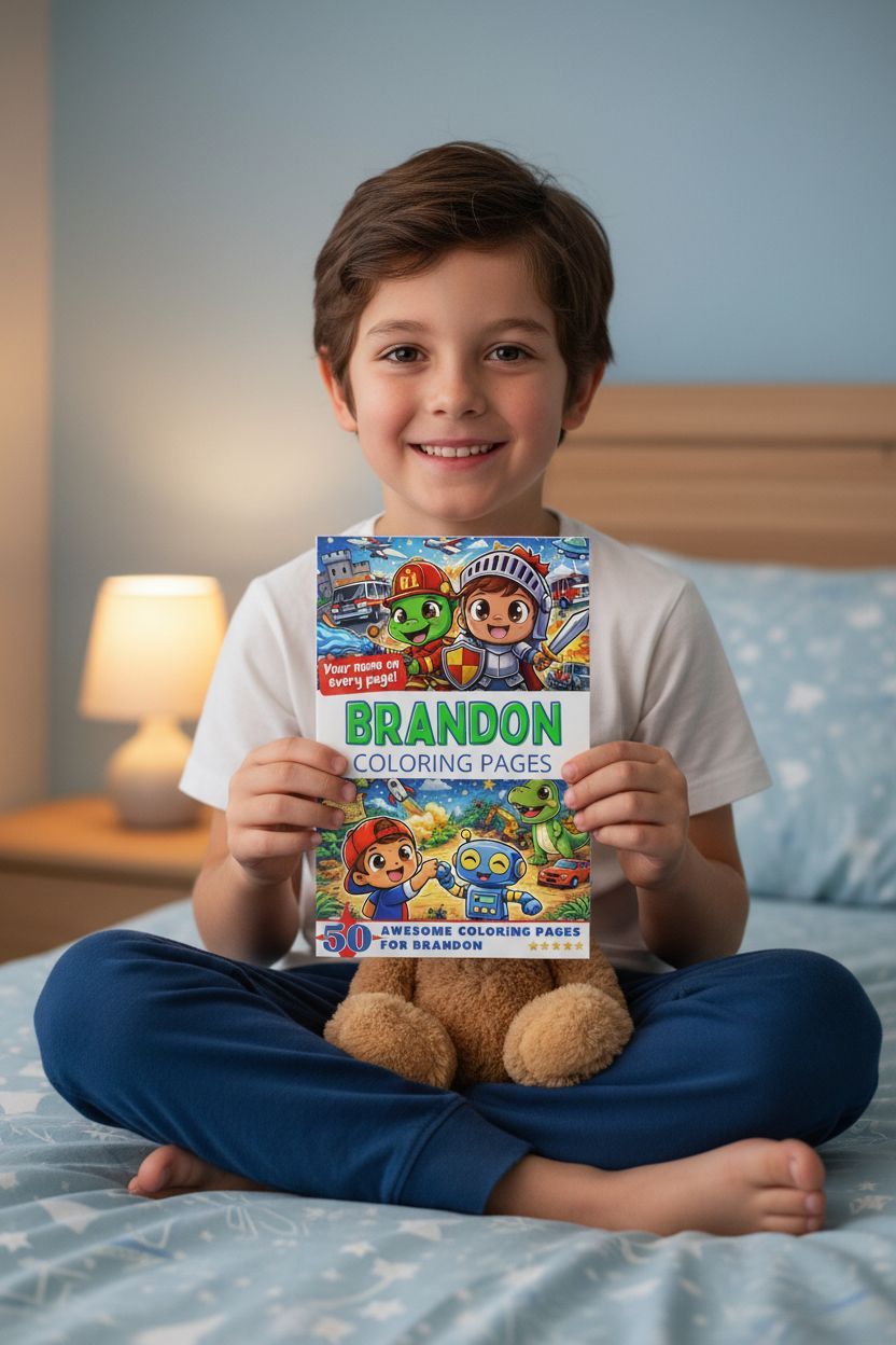 Brandon personal coloring pages