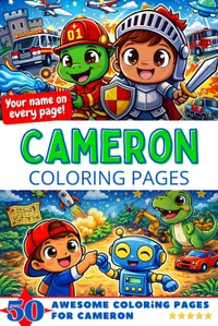 Cameron Coloring Book Cover