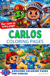 Carlos Coloring Book Cover